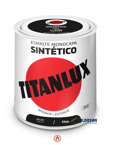 Esmalte sintético TITANLUX  para interior y exterior Pinturas Colorsan