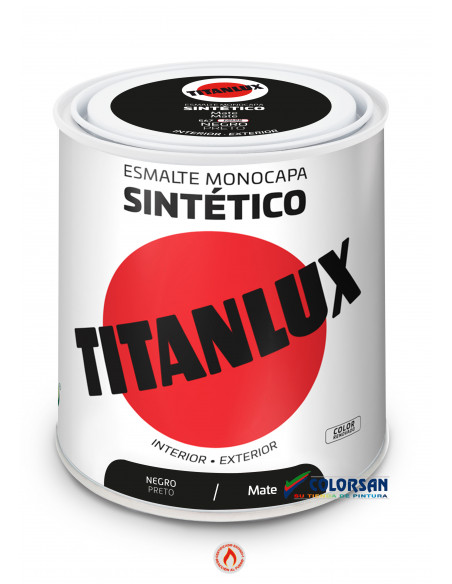 Esmalte sintético TITANLUX  para interior y exterior Pinturas Colorsan