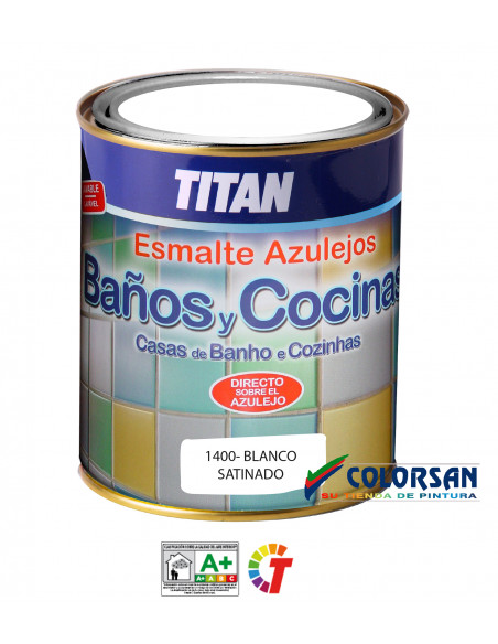 Esmalte azulejos TITANLUX  - Pinturas Colorsan