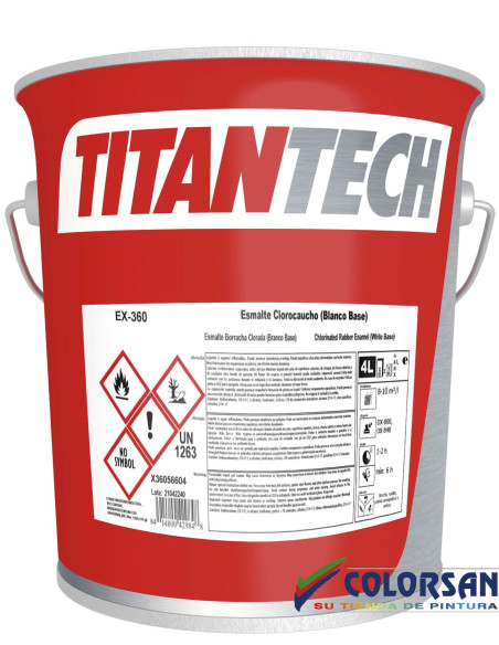 Esmalte Clorocaucho EX360 TITANTECH - Pinturas Colorsan