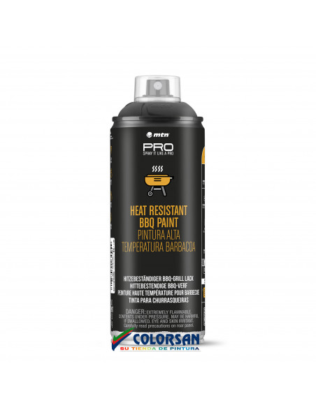 Spray MTN ALTA TEMPERATURA BARBACOA - Pinturas Colorsan
