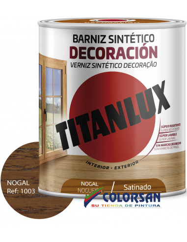 Barniz DECORACION TITAN satinado - Pinturas Colorsan