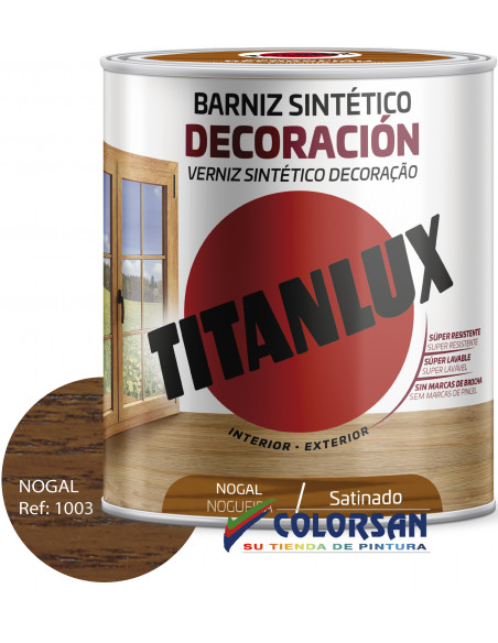 Barniz DECORACION TITAN satinado - Pinturas Colorsan