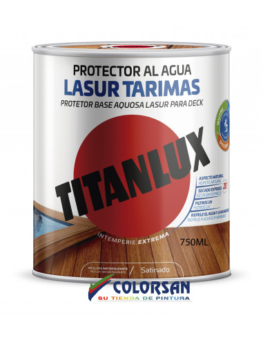Protector LASUR AL AGUA TITAN - Pinturas Colorsan