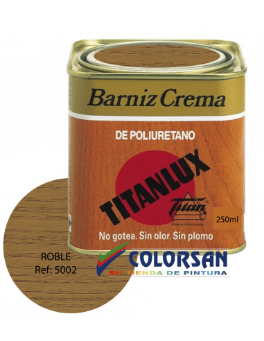 Barniz Crema TITAN - Pinturas Colorsan