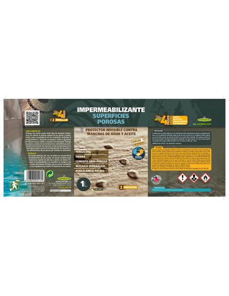 IMPERMEABILIZANTE SUPERFICIES POROSAS  MONESTIR - Pinturas Colorsan