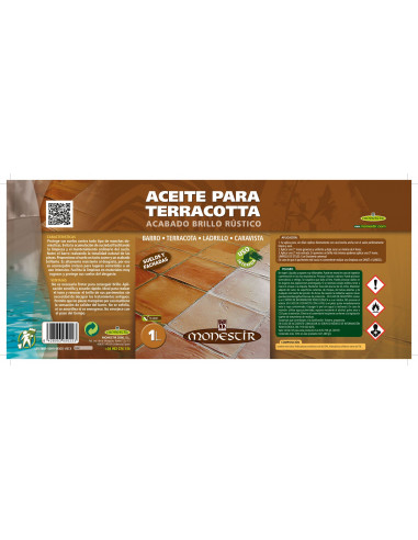 ACEITE PARA TERRACOTA BRILLO MONESTIR - Pinturas Colorsan