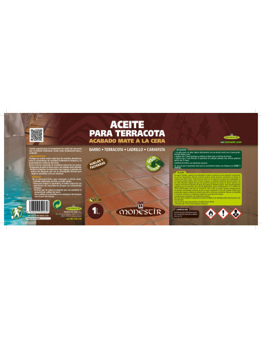 ACEITE PARA TERRACOTA MATE MONESTIR - Pinturas Colorsan