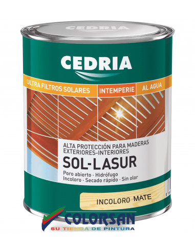 SOL LASUR mate CEDRIA  Pinturas Colorsan