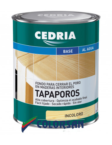 Fondo TAPAPOROS CEDRIA - Pinturas Colorsan
