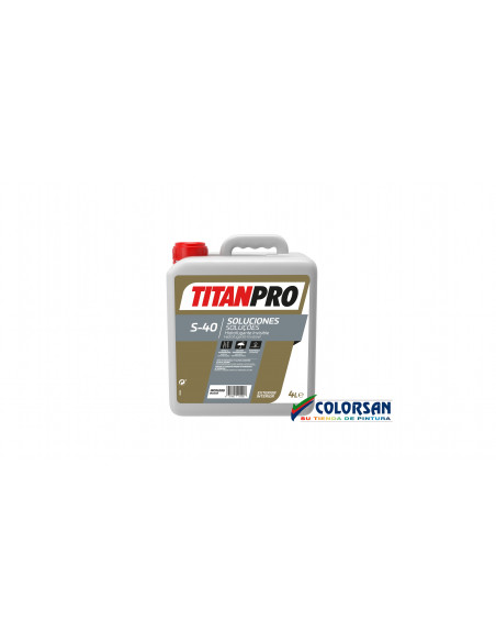 Hidrofugante invisible TITAN PRO S-40 incoloro - Pinturas Colorsan
