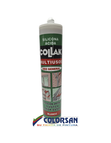 SILICONA MULTIUSOS COLLAK - Pinturas Colorsan