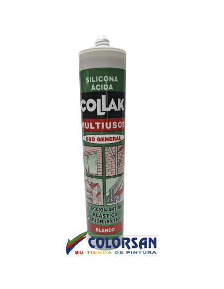 SILICONA MULTIUSOS COLLAK - Pinturas Colorsan