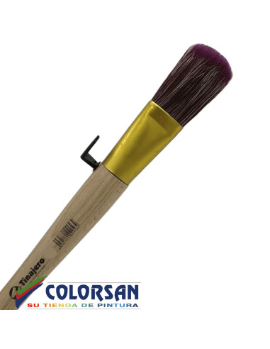 PINCEL PLANO DECORA CON COLGADOR Tinajero - Pinturas Colorsan
