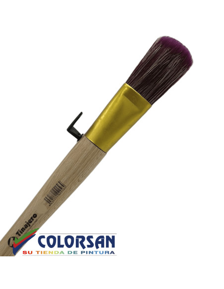 PINCEL PLANO DECORA CON COLGADOR Tinajero - Pinturas Colorsan