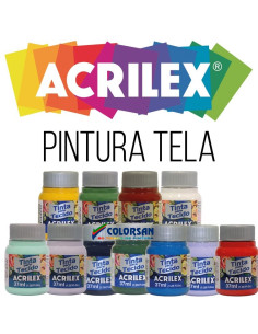 PINTURA TELA MATE COLORES ACRILEX