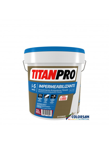 Revestimiento antigoteras fibrado TITAN PRO I-5F - Pinturas Colorsan