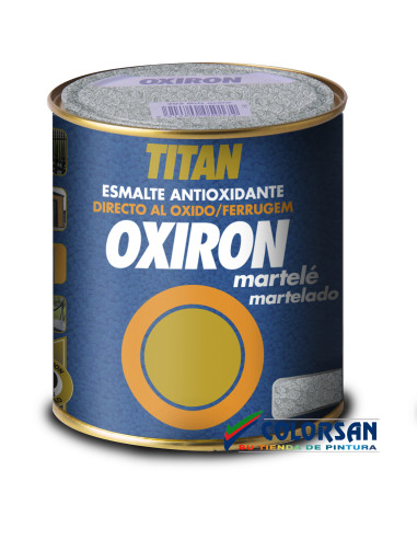 Esmalte TITAN OXIRON martele para exteriores - Pinturas Colorsan