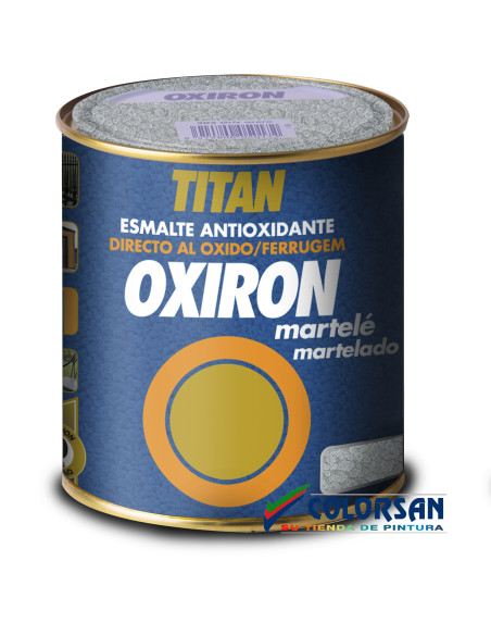 Esmalte TITAN OXIRON martele para exteriores - Pinturas Colorsan